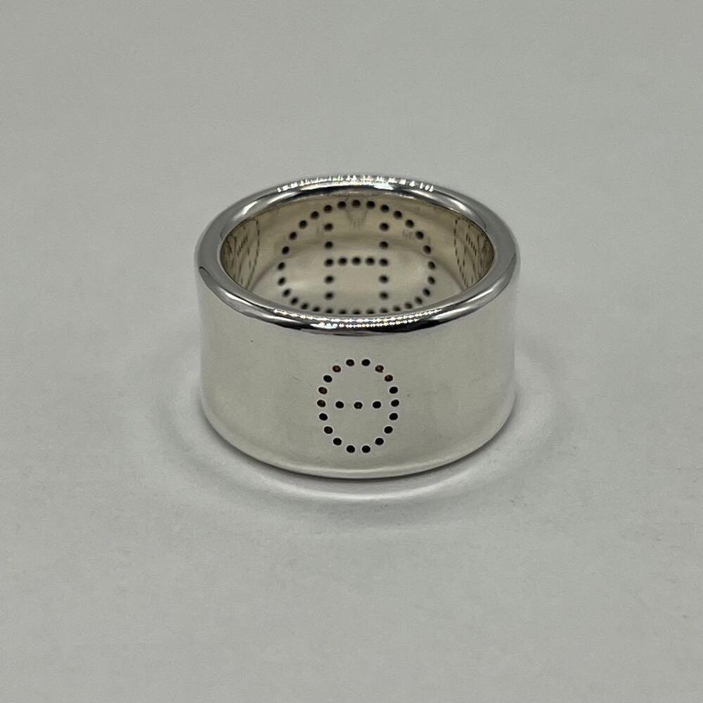Hermes Eclipse Ribbon Ring Notation Size 48 Ag925 - image 5